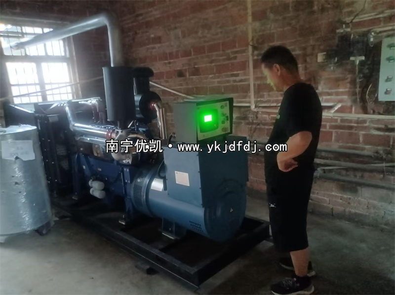 2025年6月16日，玉林某中學(xué)項目200kw柴油發(fā)電機組到貨安裝調(diào)試